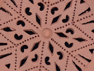 Middle Eastern ceramic object from exhibit Afghanistan to Morocco: Journeys of Jim and Virginia Goode